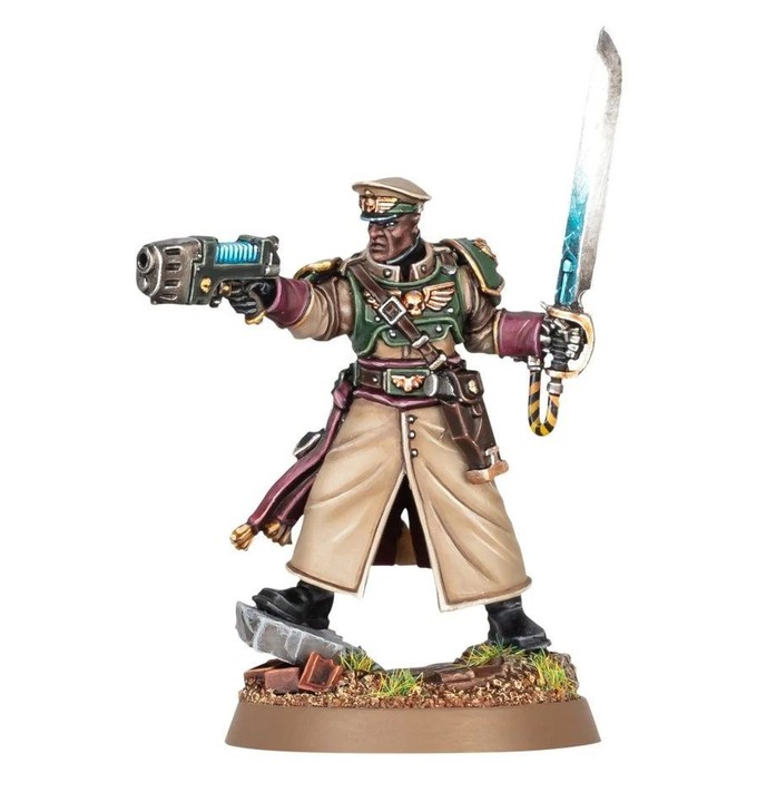 Castellan Cadien Astra Militarum | Officier Warhammer 40K | VPC Forges