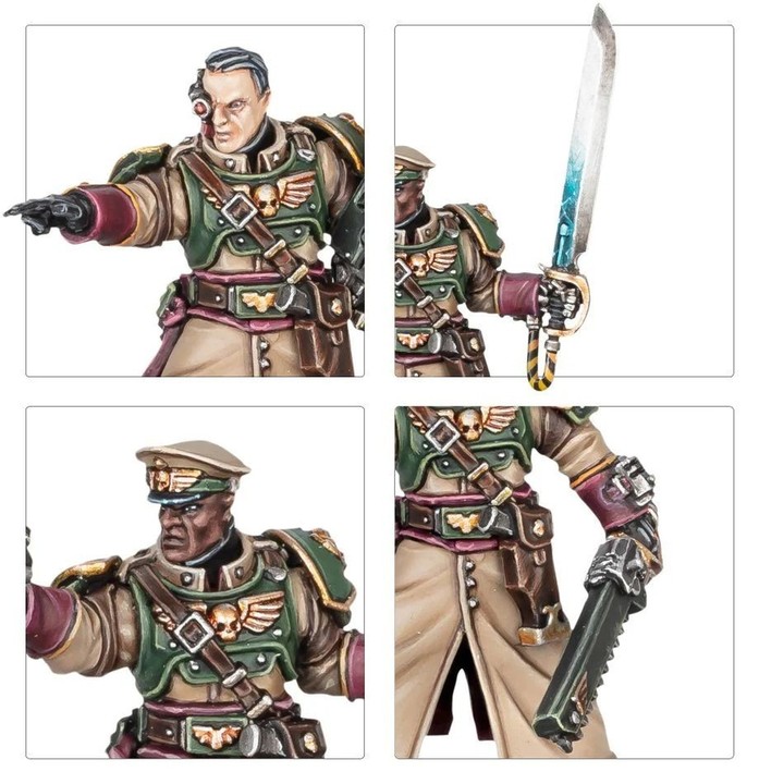 Castellan Cadien Astra Militarum | Officier Warhammer 40K | VPC Forges