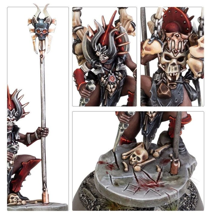 Ritualiste Saigne-royaume Lames de Khorne, figurine Warhammer | VPC Forges