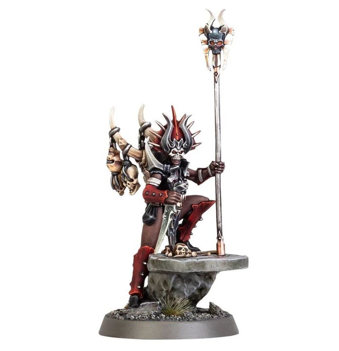 Ritualiste Saigne-royaume Lames de Khorne, figurine Warhammer | VPC Forges
