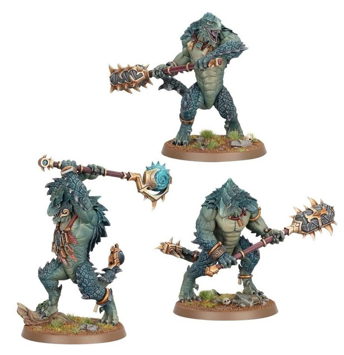 Kroxigors / Guerriers-nés Kroxigors