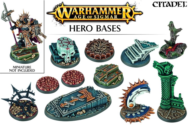 Socles de Héros Warhammer Age of Sigmar