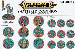 Shattered Dominion: socles ronds de 25 et 32mm
