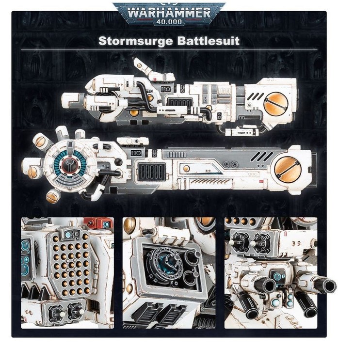 Exo-armure Stormsurge KV128 T’au Warhammer 40K | VPC Forges