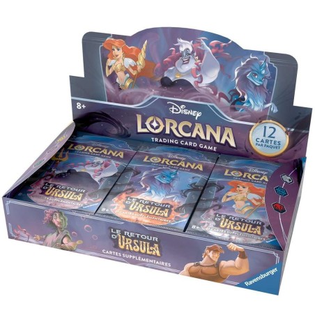 Lorcana - Boîte de 24 Boosters 4ème Chapitre: Le Retour d'Ursula