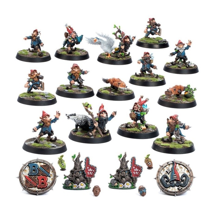 Gnomes Team Blood Bowl: Les Glimdwarrow Groundhogs