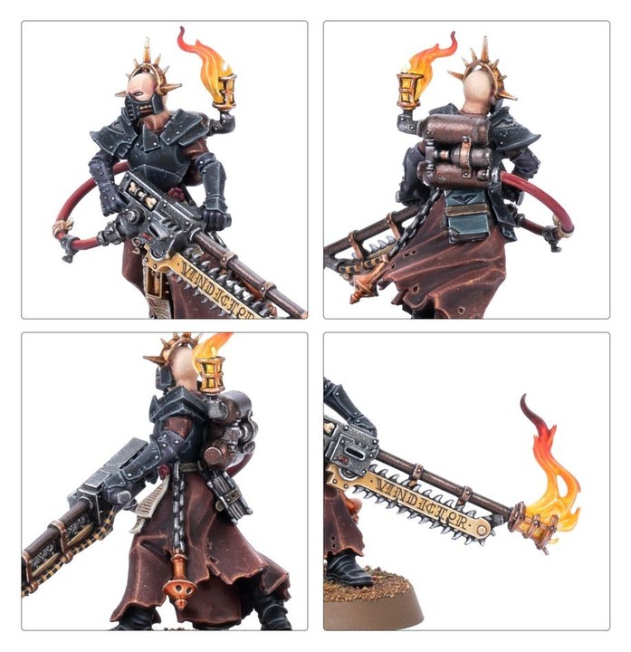 Prêtre du Ministorum avec Vindicator - Adepta Sororitas
