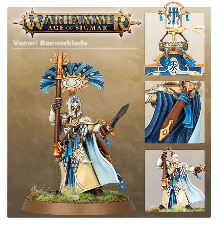Vanari Bannerblade Lumineth Realm-lords bannière magique | VPC Forges