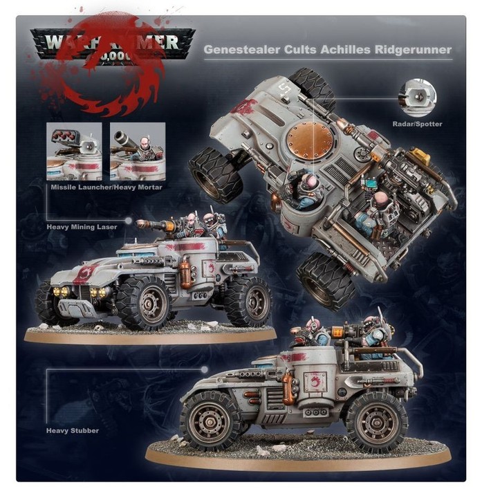 Achilles Ridgerunner Cultes Genestealers Warhammer 40k | VPC Forges