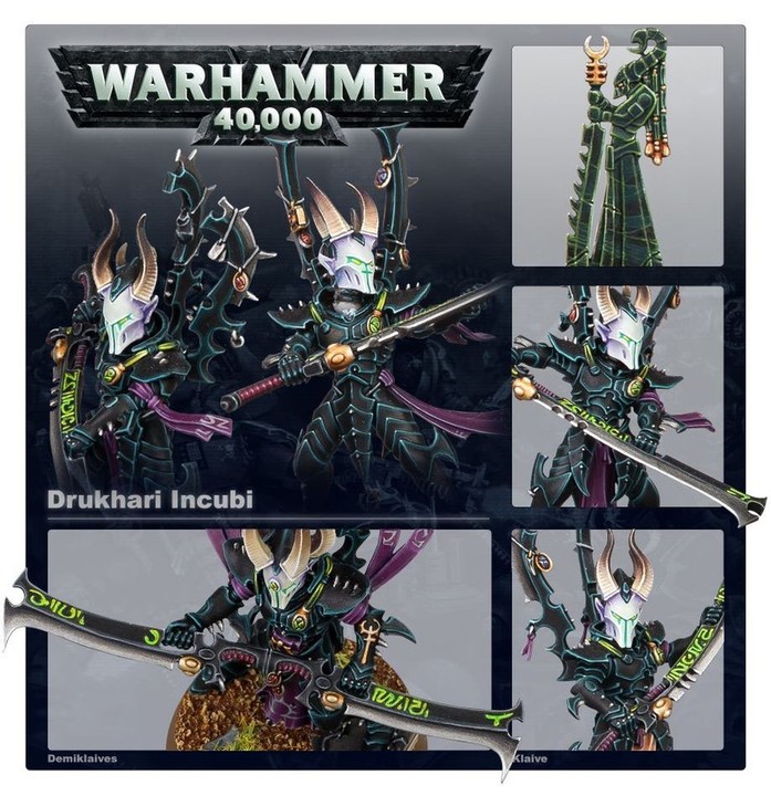 Drukhari Incubi Guerriers d’élite | Figurines Warhammer 40k | VPC Forges