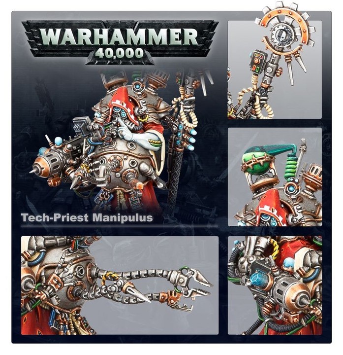 Adeptus Mechanicus Tech-Priest Manipulus | QG & soutien | VPC Forges