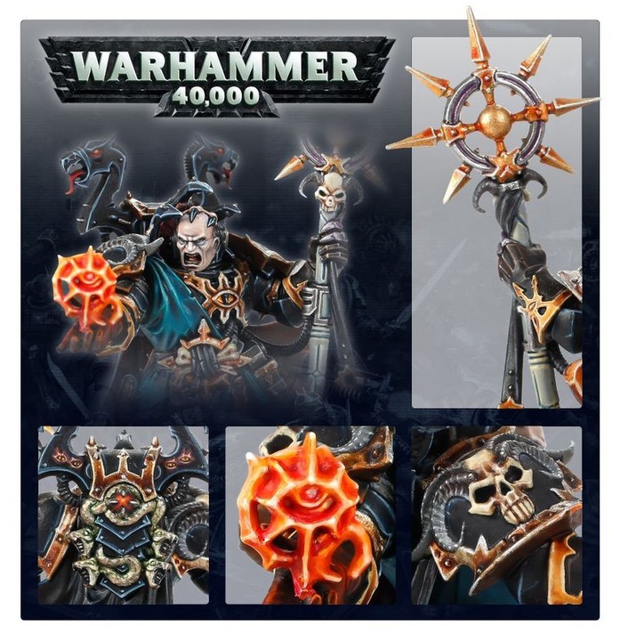 Sorcier Space Marines du Chaos Warhammer 40k figurine | VPC Forges