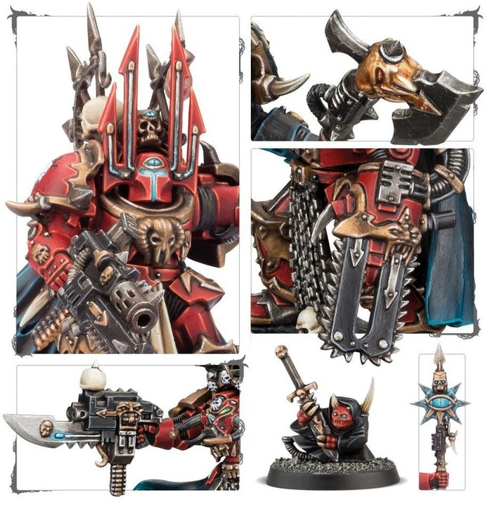 Seigneur du Chaos en Armure Terminator Chaos Space Marines | VPC Forges