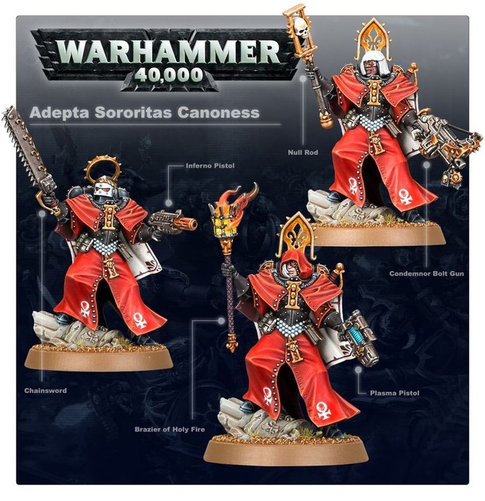 Chanoinesse – Adepta Sororitas, Canoness, Warhammer 40,000 | VPC Forges