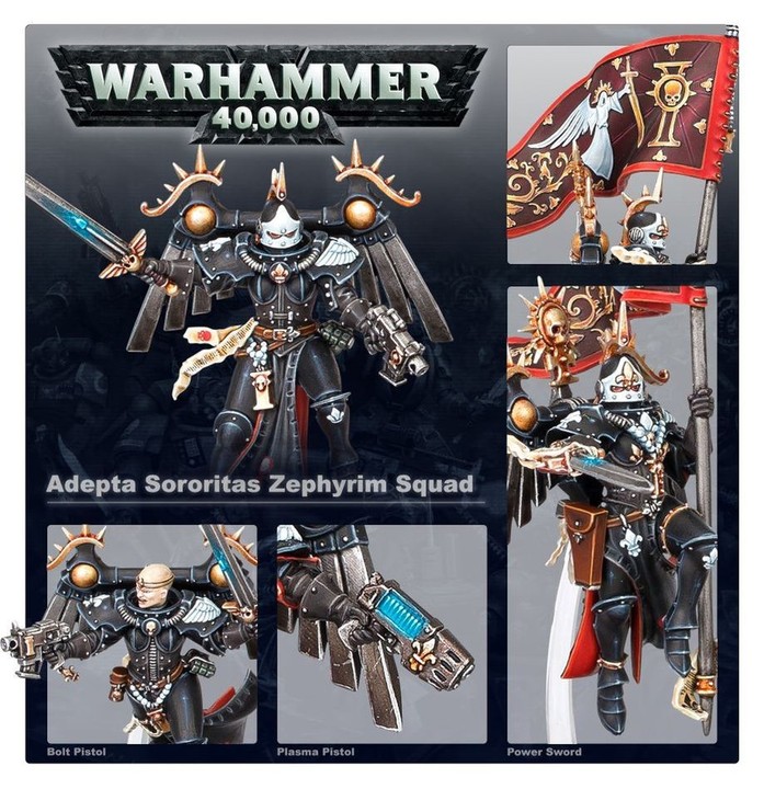 Escouade de Séraphines – Adepta Sororitas, Sisters of Battle | VPC Forges
