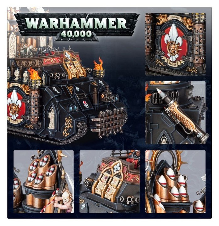 Exorcist Adepta Sororitas – Char lourd Warhammer 40K | VPC Forges