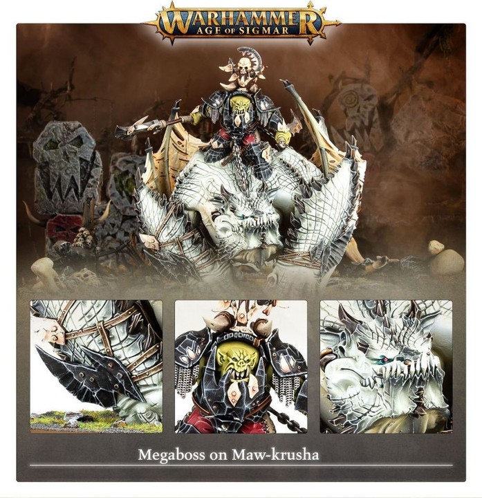Ironjawz Orruk Gordrakk sur Bigteef | Commandant Orruks | VPC Forges