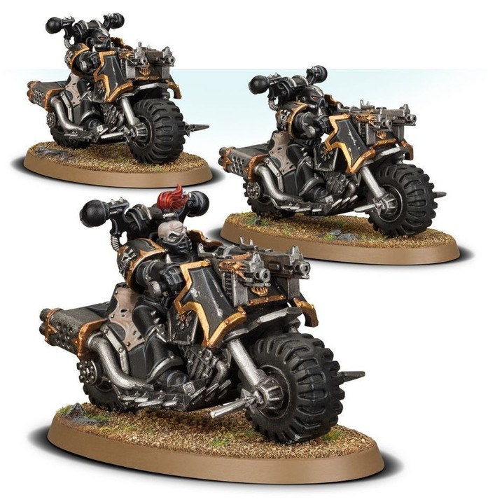 Motards du Chaos 40K | VPC Forges