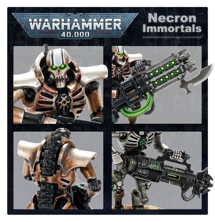 Immortels/Traqueurs Nécrons Warhammer 40K | VPC Forges