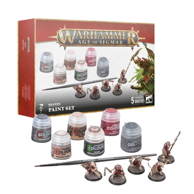 Skavens + Set de Peinture Warhammer Age of Sigmar Dominion