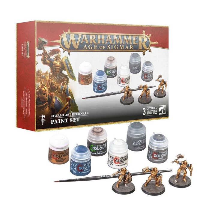 Warhammer Age of Sigmar: Stormcast Eternals + Set de Peinture