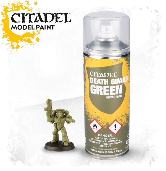 Bombe de Sous-Couche Citadel Death Guard Green 400 ml | VPC Forges
