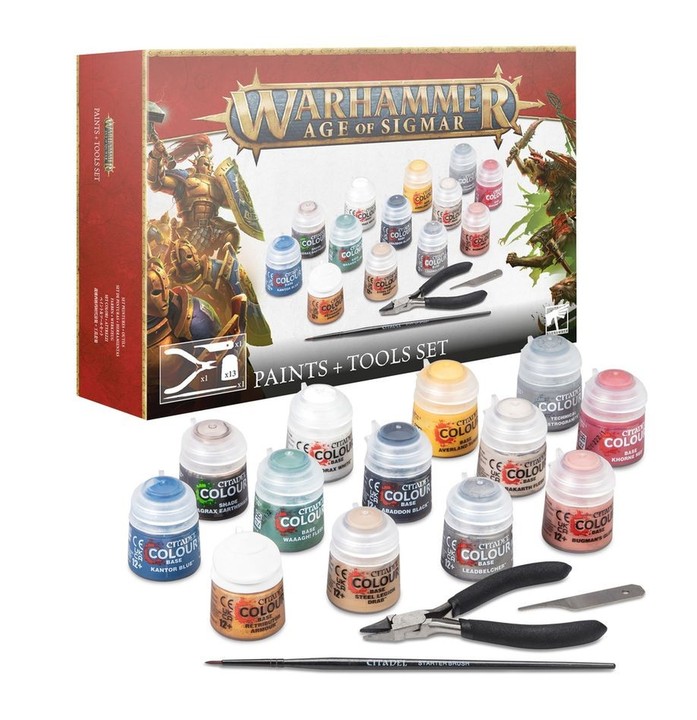 Warhammer Age of Sigmar: Set de peinture et d'outils (V4)