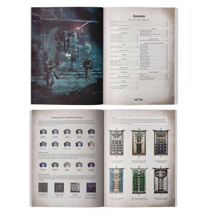 Liber Auxilia: Livre d'Armée Solar Auxilia - The Horus Heresy