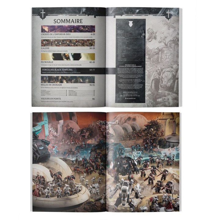 Supplément de Codex: Black Templars (Français)