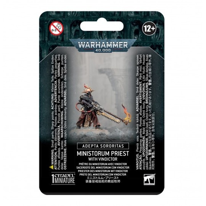 Prêtre du Ministorum avec Vindicator - Adepta Sororitas