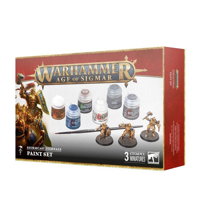 Warhammer Age of Sigmar: Stormcast Eternals + Set de Peinture