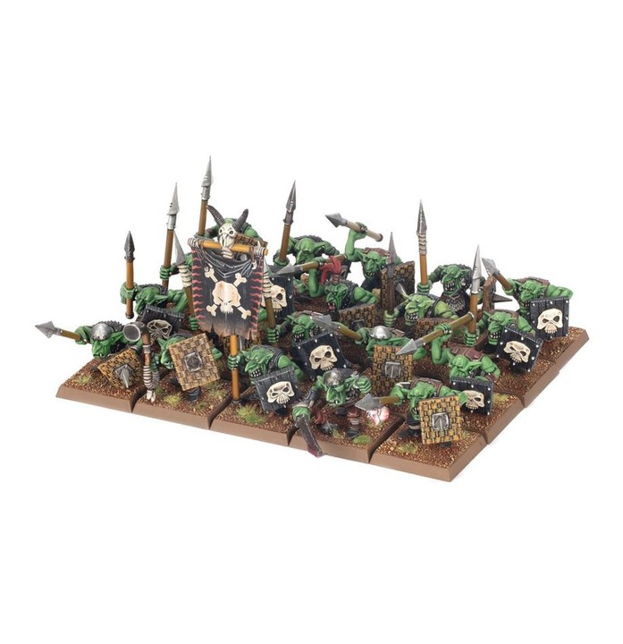 Boîte de Bataillon des Tribus d'Orques & Gobelins Warhammer The Old World | VPC Forges