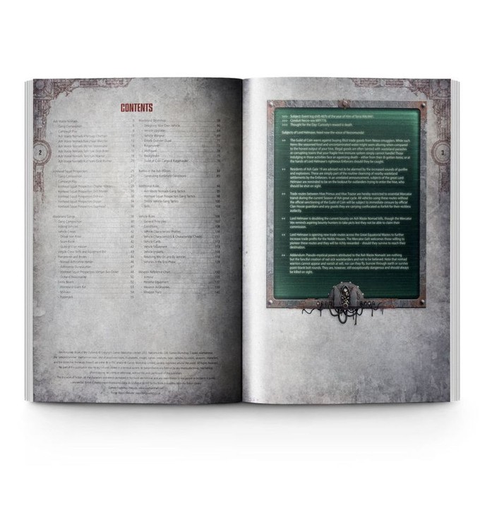 Necromunda: Book of the Outlands (Anglais)