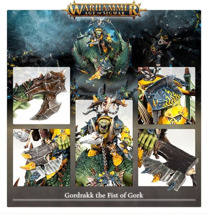 Ironjawz Orruk Gordrakk sur Bigteef | Commandant Orruks | VPC Forges