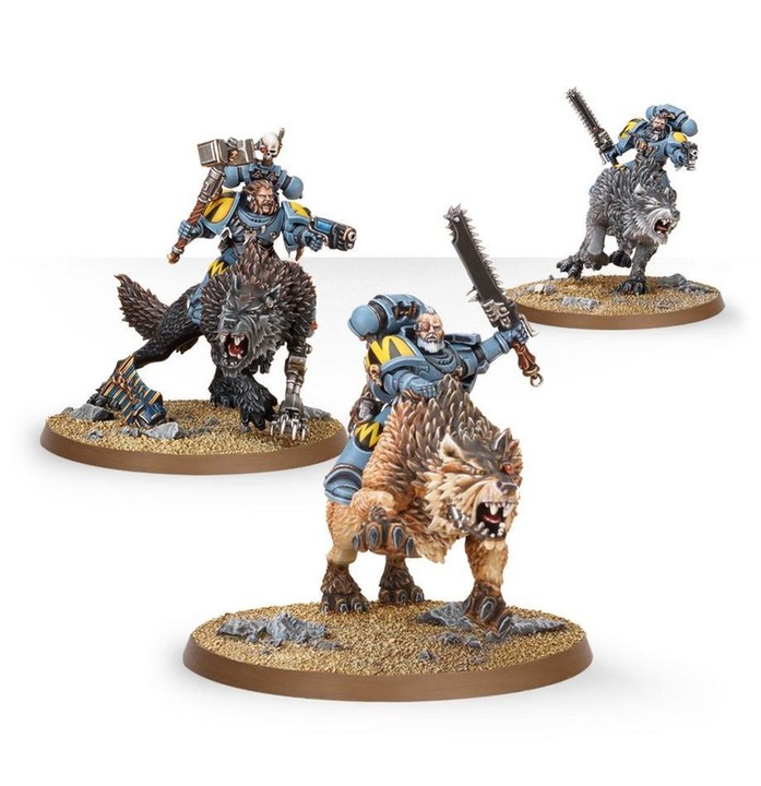 Cavalerie sur Loups Tonnerre 40K | VPC Forges