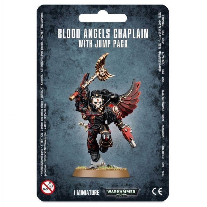 Chapelain Blood Angels avec réacteur dorsal
