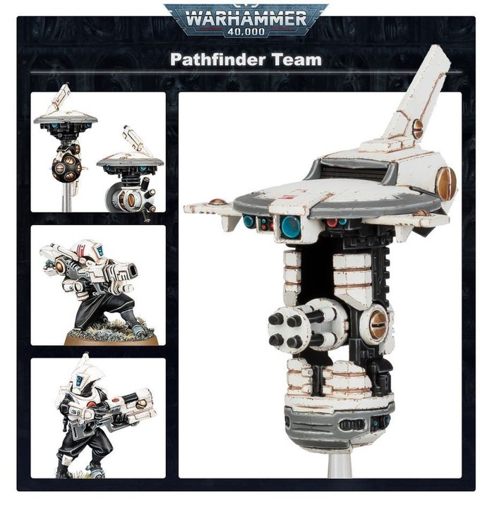 Équipe de Cibleurs T’au Warhammer 40k Pathfinder Team | VPC Forges
