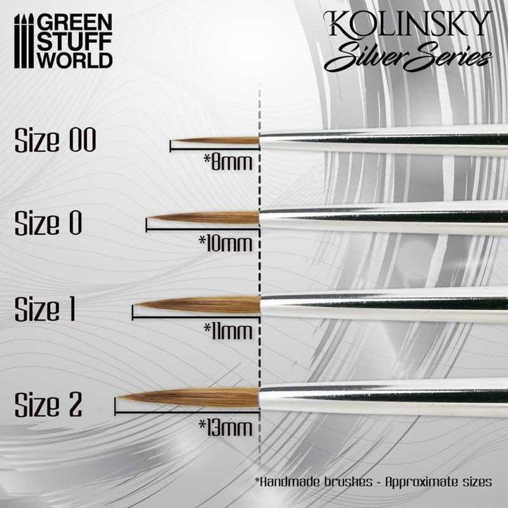Silver Series Pinceau Kolinsky - 00