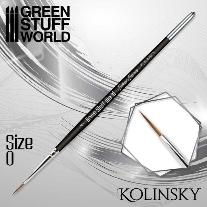 Silver Series Pinceau Kolinsky - 0