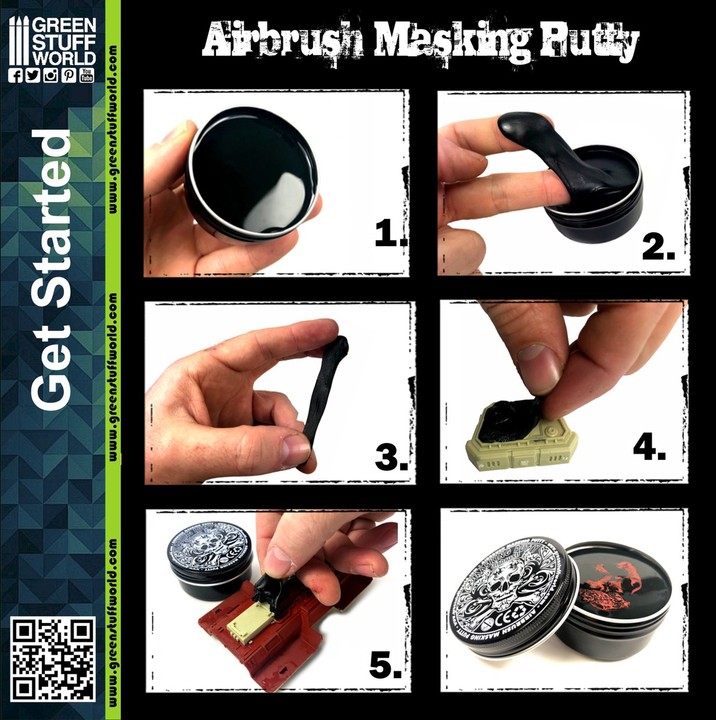 Mastic de Masquage pour Aérographe | Green Stuff World | VPC Forges