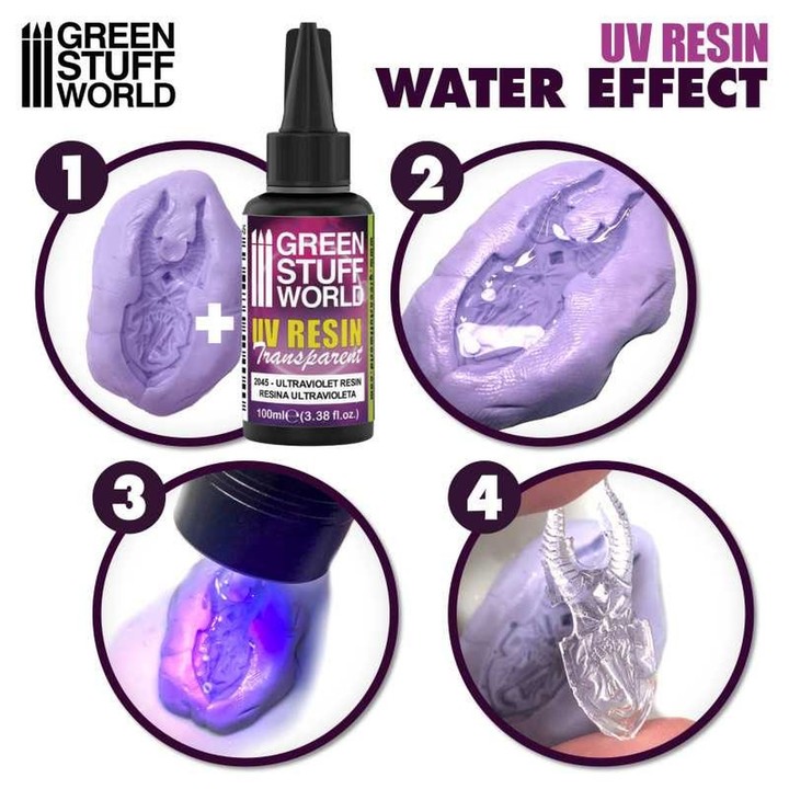 Résine Ultraviolette 100ml - Effet d'Eau