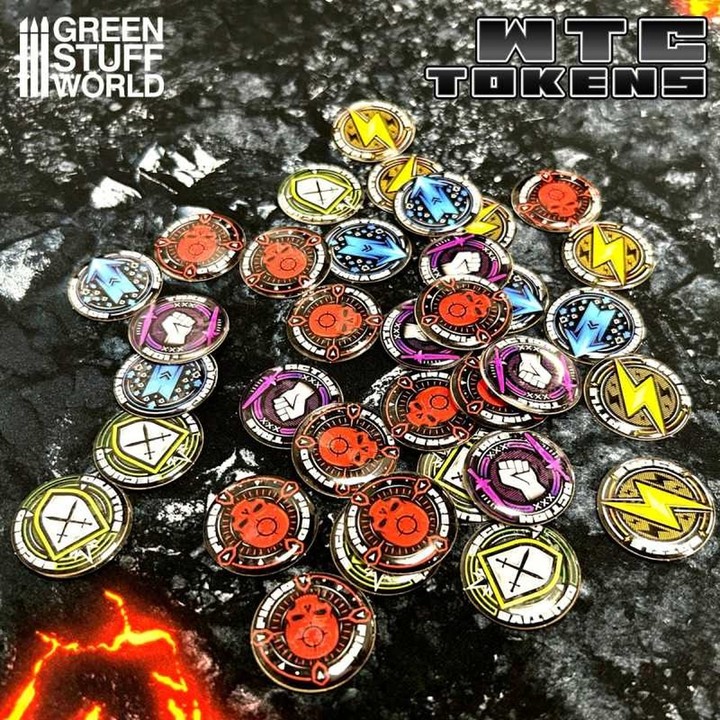 Jeu de 35 jetons Wh40k compatibles - 10e édition