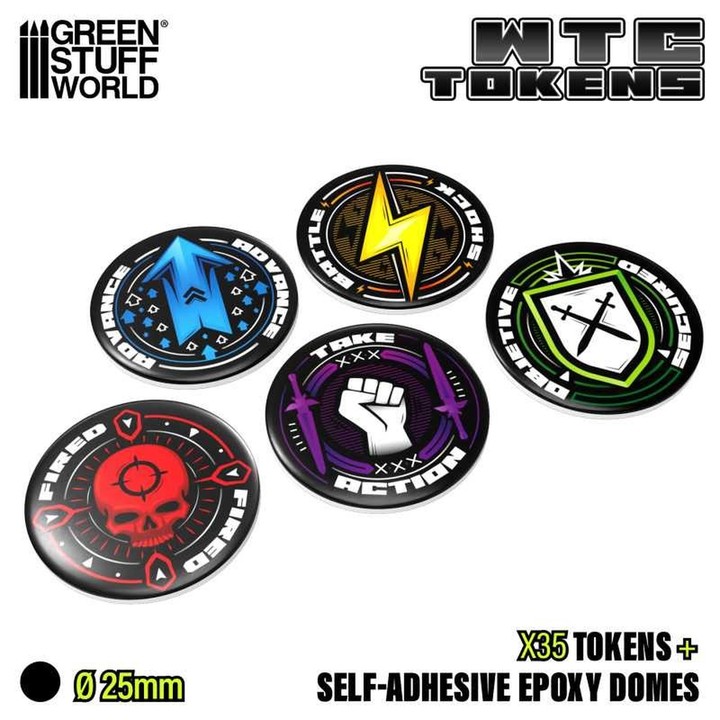Jeu de 35 jetons Wh40k compatibles - 10e édition