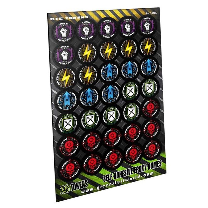 Jeu de 35 jetons Wh40k compatibles - 10e édition
