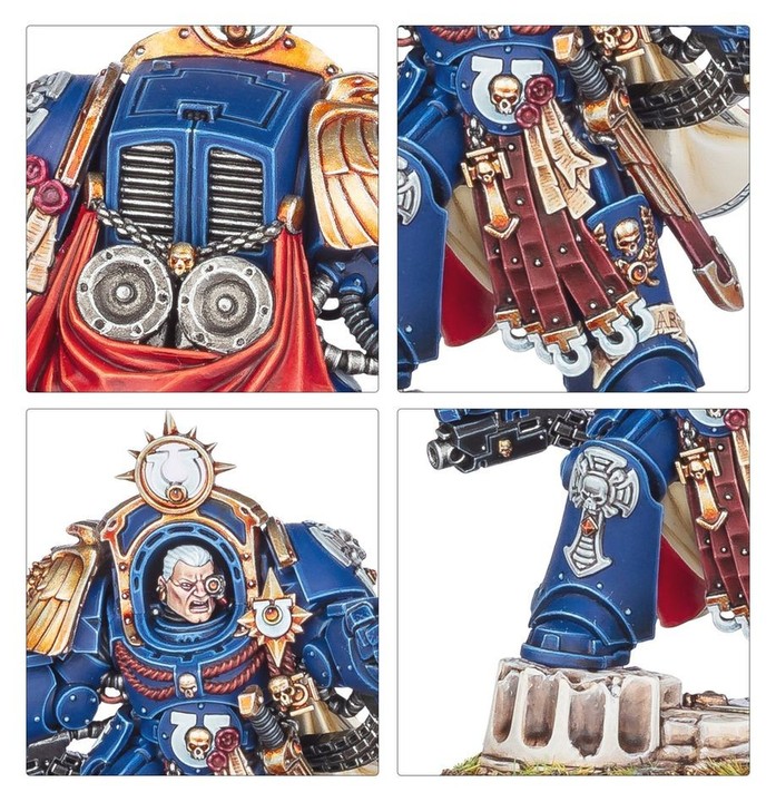 Marneus Calgar en Armure d'Antilochus