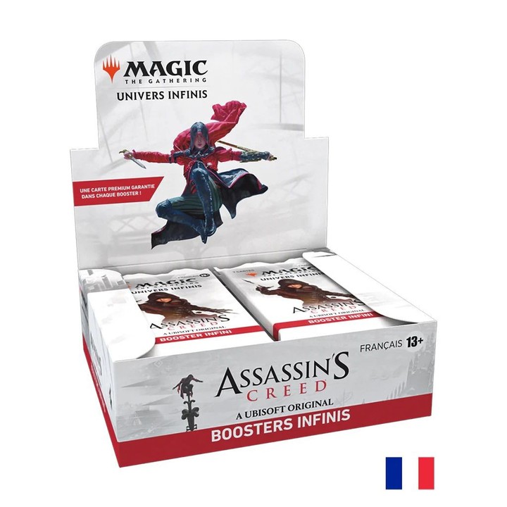 Boîte de 24 Boosters Infinis – Magic Assassin’s Creed – FR