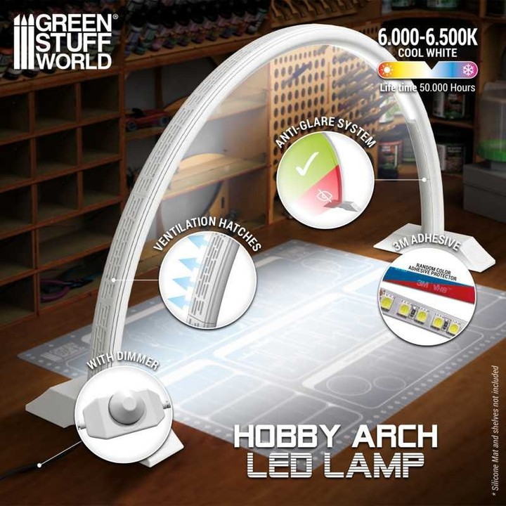 Lampe LED Hobby Arch - Faded White