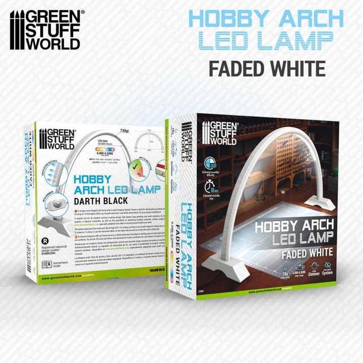 Lampe LED Hobby Arch - Faded White