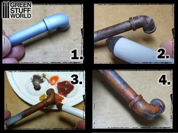 Pinceaux pour Weathering 8mm x3