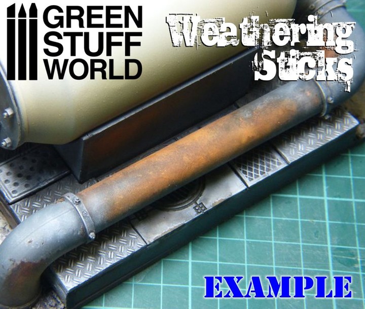 Pinceaux pour Weathering 8mm x3